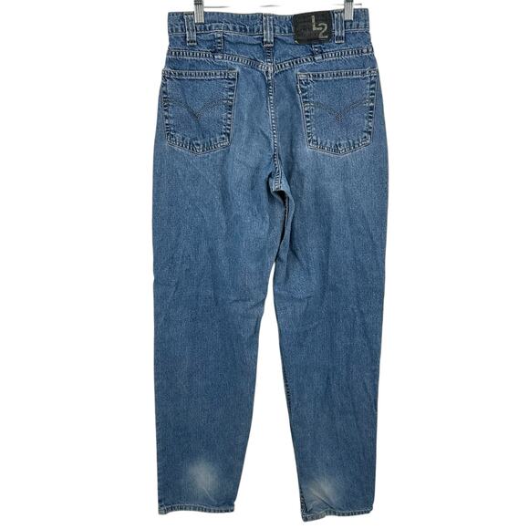 Vintage 90s men's Levi's L2 SilverTab Skater Grunge Baggy Blue Denim Jeans 29x32 - Picture 7 of 11
